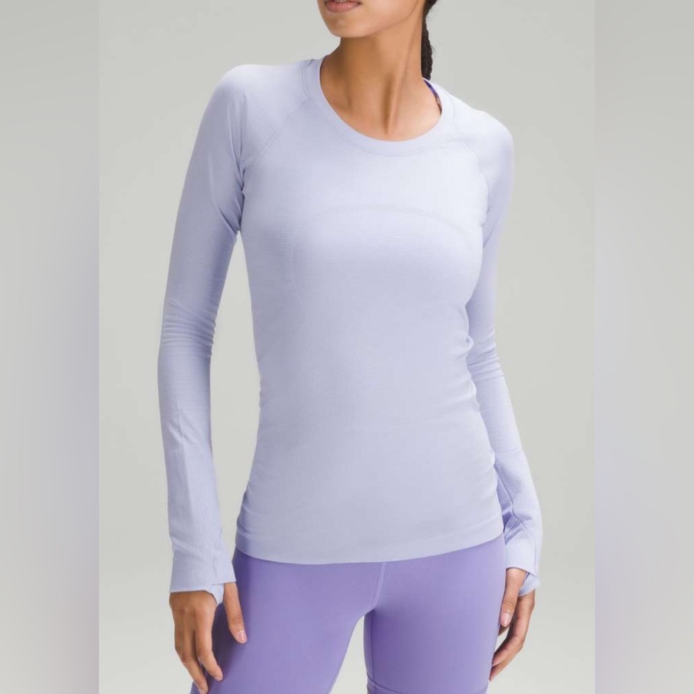 LULULEMON Swiftly Tech Long Sleeve in Lilac Smoke (DISCONTINUED!!)